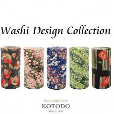 Washi Tea Caddy Tin