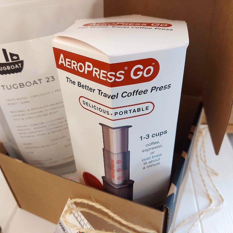 Aeropress Go Coffee Maker & Coffee Gift Box