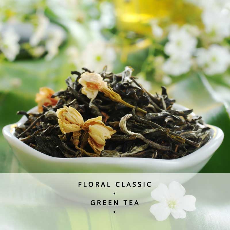 Jasmine Flower Loose Leaf Green Tea
