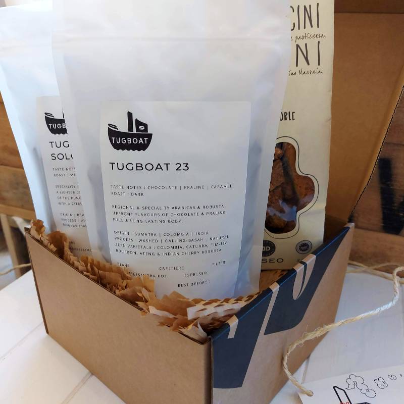 Espresso Coffee & Biscotti Gift Box