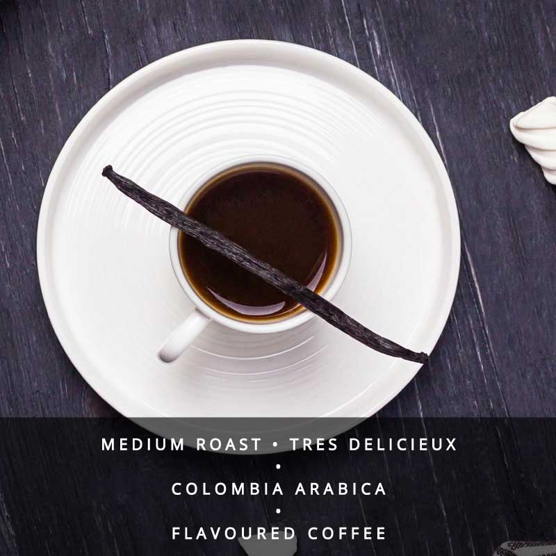 French Vanilla Flavoured Coffee-Beans or Ground