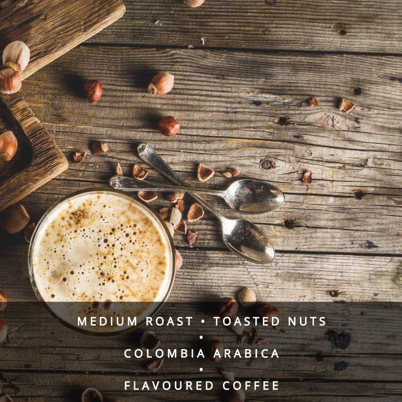 Hazelnut Flavoured Coffee-Beans or Ground